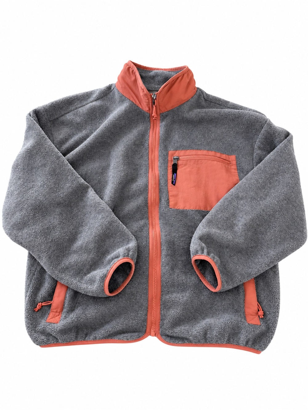 Patagonia Women's Synchilla Jacket Retro Fleece Size Large Gray